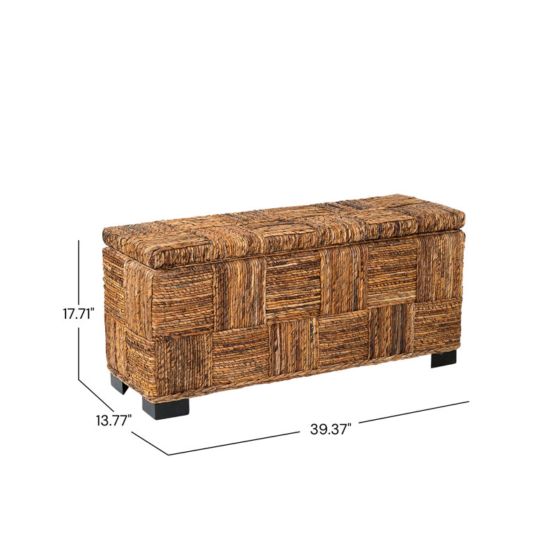 Sand & Stable™ Castiel Wicker Flip Top Storage Bench